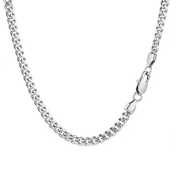 Mens 5mm Stainless Steel Cuban Chain Necklace, 6 of 6