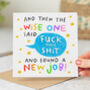 'Wise One Found A New Job' Card, thumbnail 1 of 2