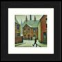 Framed 'Parcel Man' Print. Lowry Style, thumbnail 1 of 3