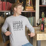 Yippee Ki Yay Men's Long Sleeved Christmas T Shirt, thumbnail 2 of 7