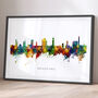 Bradford Skyline Cityscape Art Print, thumbnail 1 of 12