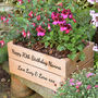 Personalised Wooden Crate Planter, thumbnail 4 of 9