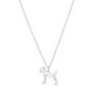 Personalised Schnauzer Sterling Silver Necklace, thumbnail 2 of 9