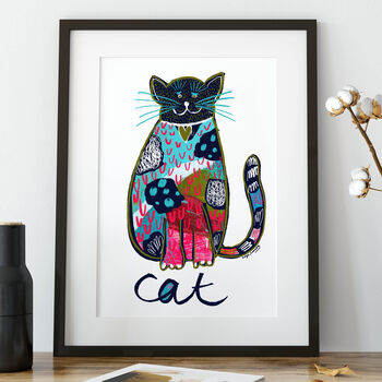 Happy Cat Print, 2 of 4