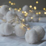 Giant Snowball Pom Pom Fairy Lights, thumbnail 2 of 7