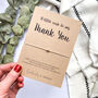 A Little Wish To Say Thank You Wish Bracelet, thumbnail 1 of 5