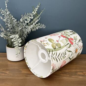 Alda Multi Spring Flowers Tall Cylinder Lampshade, 9 of 11