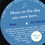 Personalised Record Print Day You Were Born Music, thumbnail 5 of 12