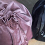 Pink Personalised Velvet Christmas Sack, thumbnail 2 of 3