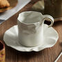 Leafy – Artistic Ceramic Cup And Saucer Set, thumbnail 1 of 4