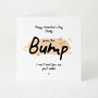 Personalised Valentine’s Day Card From The Bump To Daddy, thumbnail 3 of 6