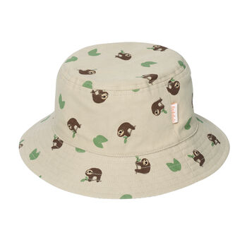 Sleepy Sloth Reversible Bucket Hat, 2 of 3