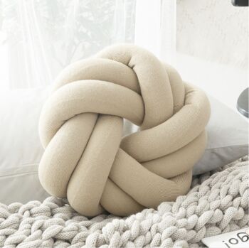 Knot Cushion In Various Colours, 9 of 12