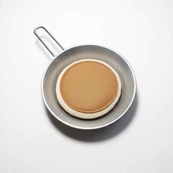 Handmade Felt Pancakes: Buildable Breakfast Play Food Gift Set, 5 of 5