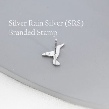 Cute Hummingbird Stud Earrings In Sterling Silver, 8 of 11