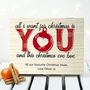 Personalised Romantic Couples Christmas Eve Box, thumbnail 1 of 4