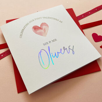 First Valentines Married Card, 2 of 2