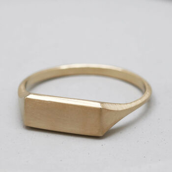 9ct Gold Signet Ring For Women, 9 of 11