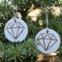 Gold Diamond Painted Decorations, thumbnail 4 of 4