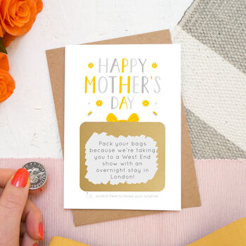 Personalised Mother's Day Present Scratch Card, 3 of 9