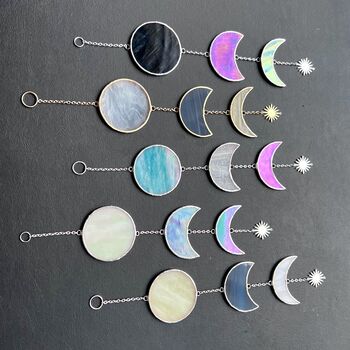 Moon Phases Wall Hanging, Choose Colour, 7 of 9