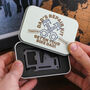 Personalised Bike Piston Credit Card Tool Gift Tin Set For Him, thumbnail 1 of 3