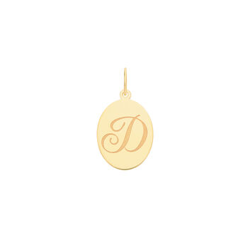 Oval Initial Pendant, 9 of 12