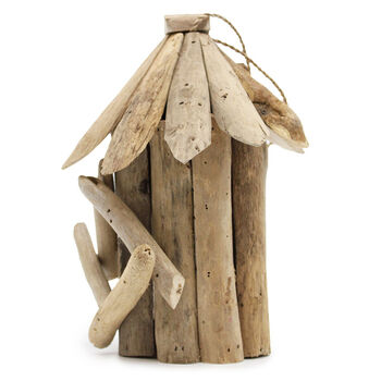 Handmade Wooden Bird House And Garden Nesting Box, 7 of 12