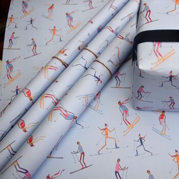 Skiing Wrapping Paper, 3 of 4