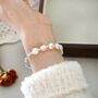 Soraya Ivory Silver Jumbo Pearl Charm Bracelet, thumbnail 1 of 5