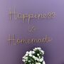 ‘Happiness Is Homemade’ Wire Sign, thumbnail 1 of 8