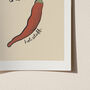 Hot Stuff Chili Pepper Print, thumbnail 10 of 10