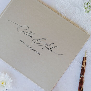 Personalised Wedding Guest Book, 7 of 12