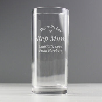 Personalised You're The Best Highball Tumbler Glass, 4 of 5