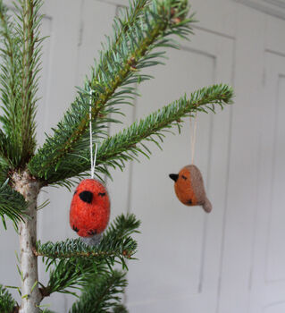 Whimsical Winter Robins Fair Trade Handmade, 4 of 4