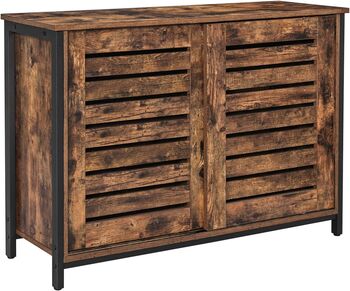Industrial Sideboard Cabinet With Sliding Doors, 7 of 7