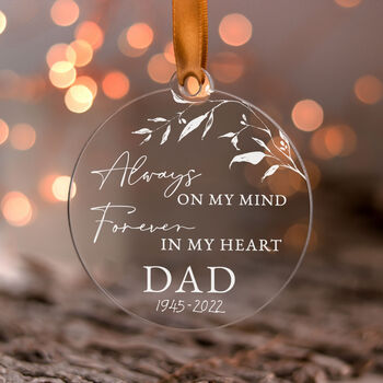 Personalised In Loving Memory Of Remembrance Ornament, 5 of 10