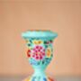 Hand Painted Kashmiri Candlestick, thumbnail 3 of 7