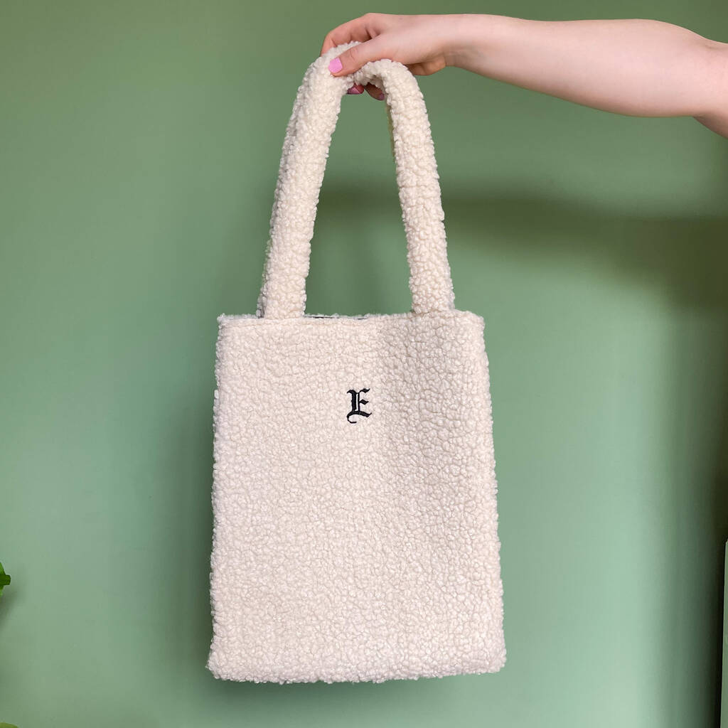 Embroidered Personalised Initials Tote Bag By Rock On Ruby