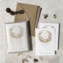 Spring Flowers Ready To Write Save The Date Cards, thumbnail 2 of 6
