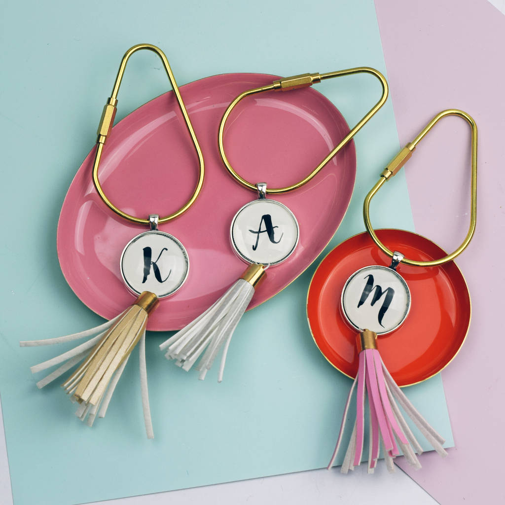 initial bag charm/ keyring by mw studio