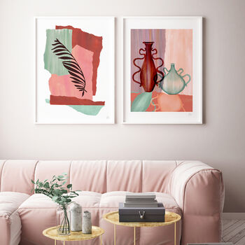 Painterly Abstract Vase Print, 3 of 8