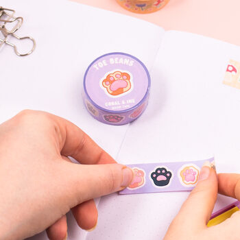Cute Animal Paw Washi Tape For Scrapbooking, 3 of 4