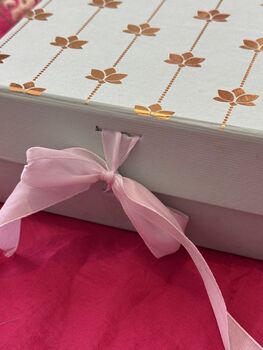 Keepsake Gift Box With Ribbon And Notecard, 5 of 7