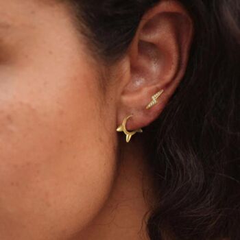 Spikey Huggie Earring, 3 of 6