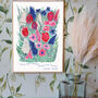 Wild Tulip Print With Monet Quote, thumbnail 1 of 6
