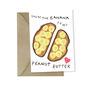 'You're The Banana To My Peanut Butter' Valentines Card, thumbnail 2 of 2