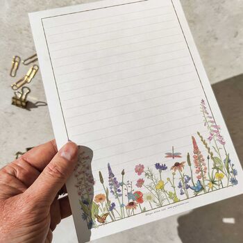 Cottage Garden Wildflowers Letter Writing Set, 5 of 8