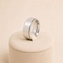 Personalised Brushed Stainless Steel Wide Spinner Ring, thumbnail 6 of 12