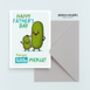 Little Pickle Fathers Day Card, thumbnail 2 of 4